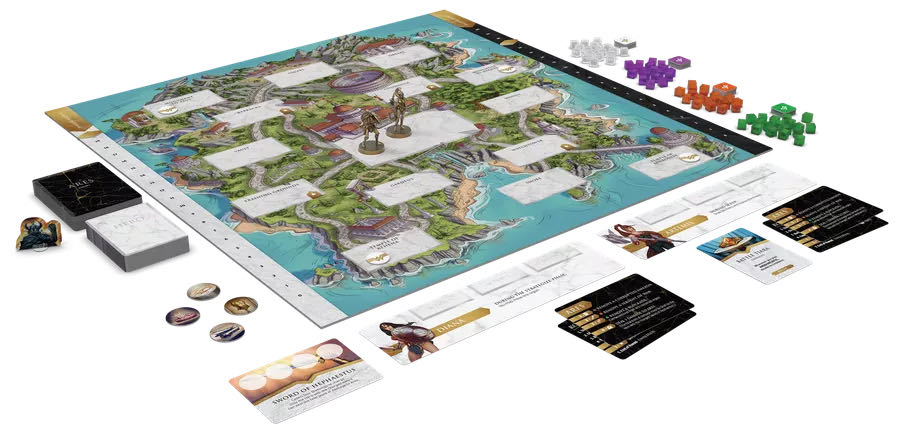 Wonder Woman Challenge Of The Amazons  (2-5) board game collectible [Barcode 810558018415] - Main Image 3