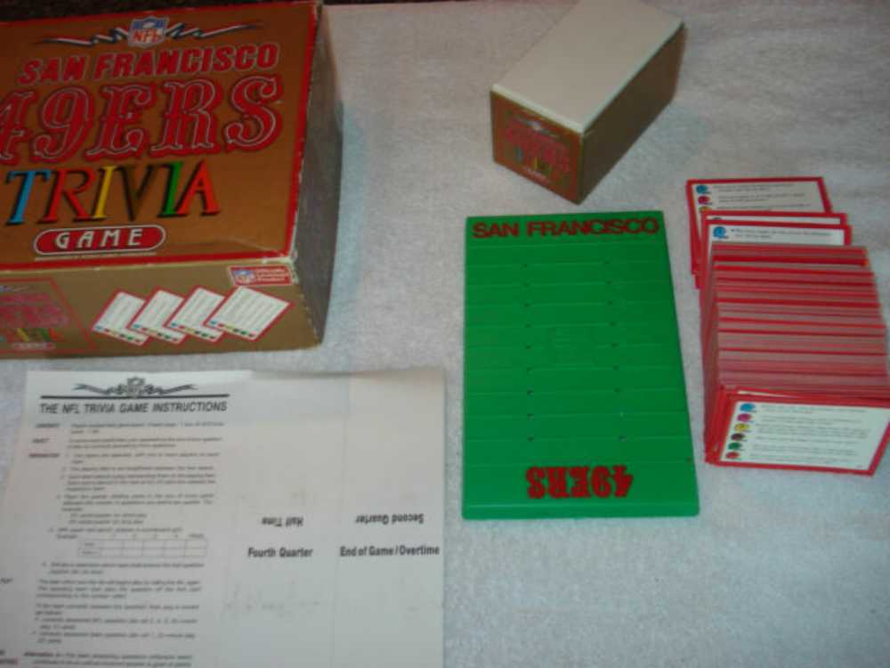 San Francisco 49ers Trivia Game   (2 or More) board game collectible [Barcode 087304002060] - Main Image 3