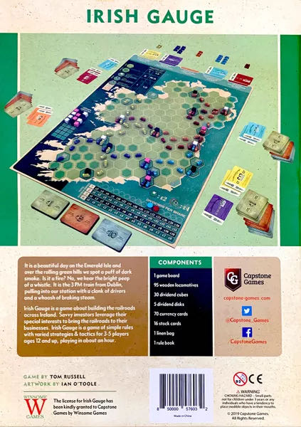 Irish Gauge  (3-5) board game collectible [Barcode 850000576032] - Main Image 2
