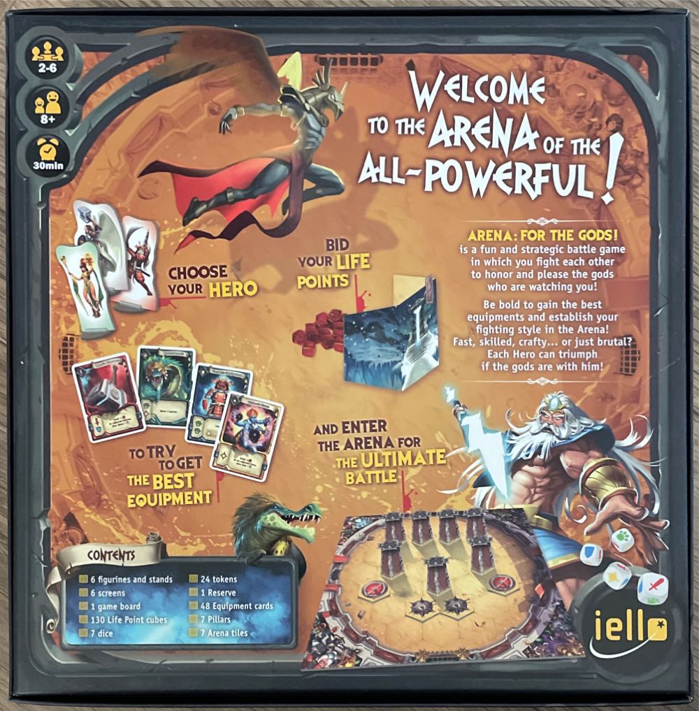 Arena : For The Gods  (2-6) board game collectible [Barcode 3760175513893] - Main Image 2