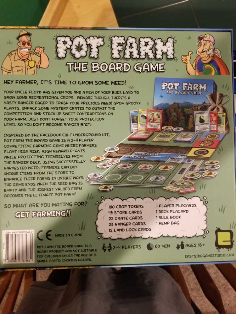 Pot Farm: The Board Game  (2-4) board game collectible [Barcode 6852562727482] - Main Image 2