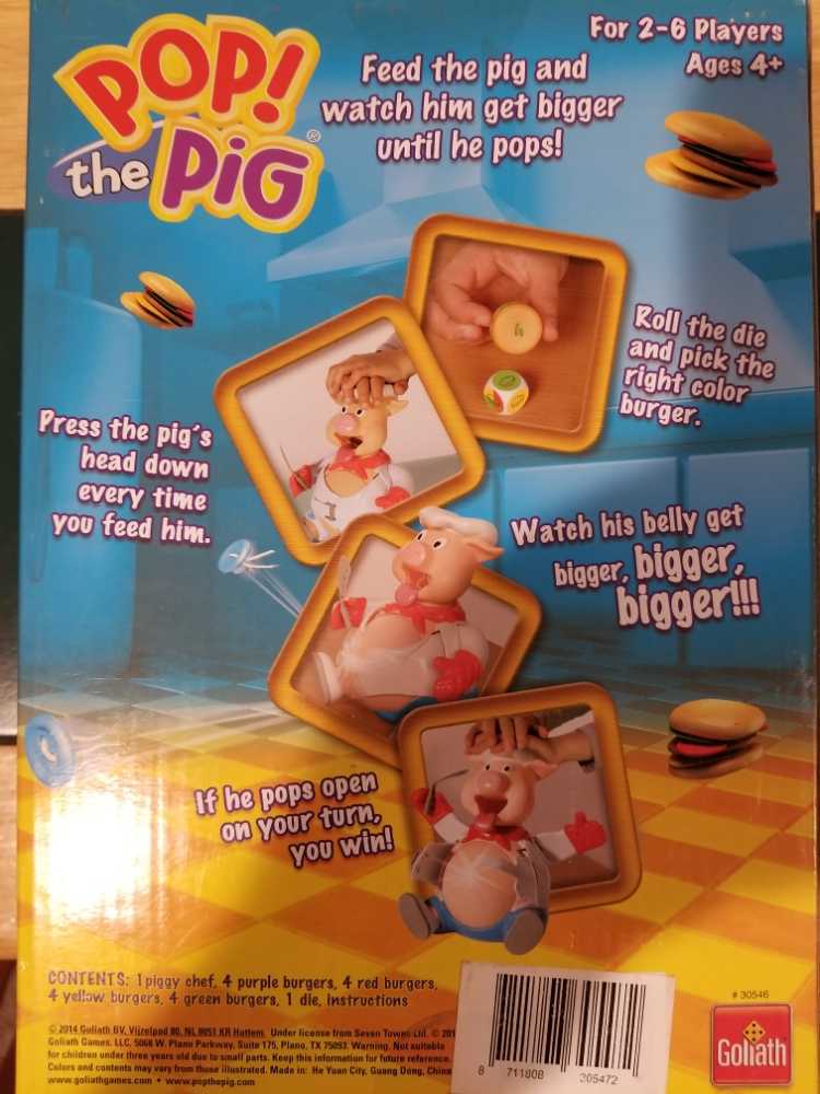 Pop the Pig  (2-6) board game collectible [Barcode 8711808305472] - Main Image 2