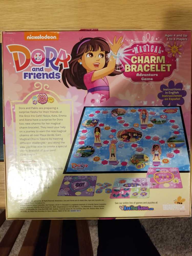 Dora And Friends: Magical Charm Bracelet Adventure Game   (2-4) board game collectible [Barcode 761707831020] - Main Image 2