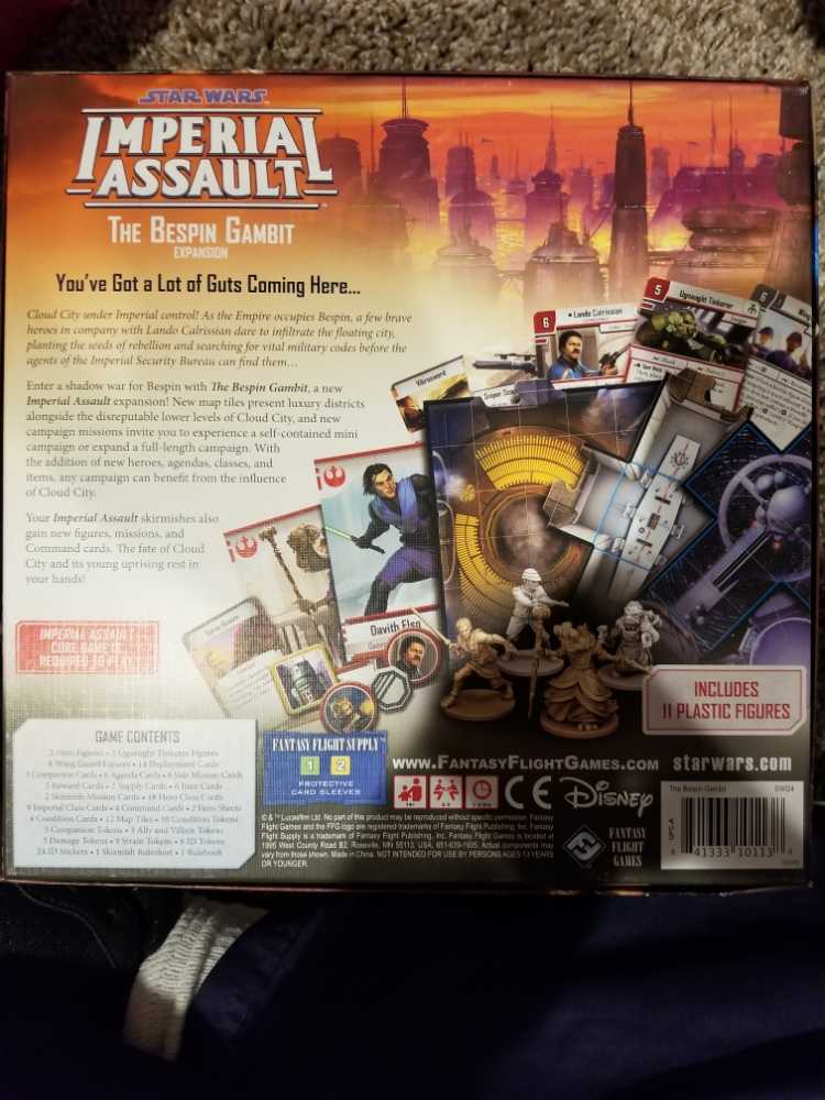 Imperial Assult: The Bespin Gambit  (1-5) board game collectible [Barcode 241333701138] - Main Image 2