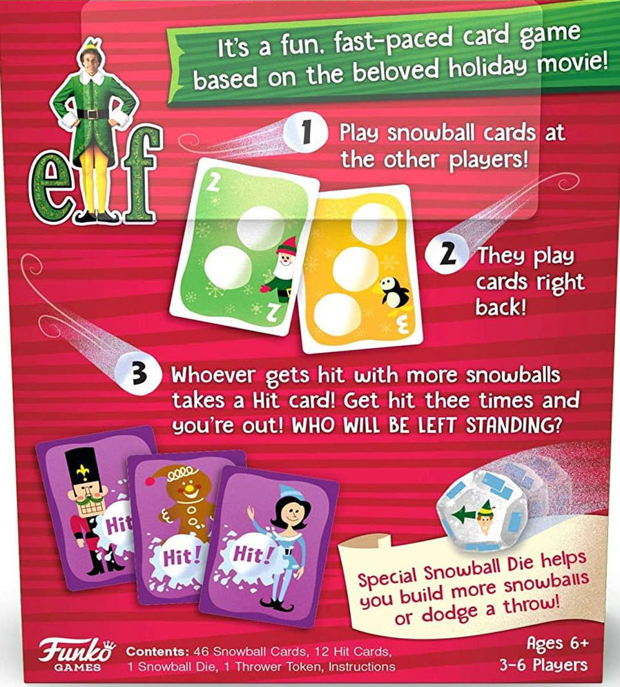 Elf: Snowball Showdown  (3-6) board game collectible [Barcode 889698487153] - Main Image 2
