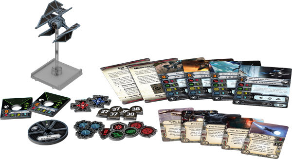 Star Wars X-Wing: TIE Defender Expansion Pack  (2) board game collectible [Barcode 9781616617721] - Main Image 2