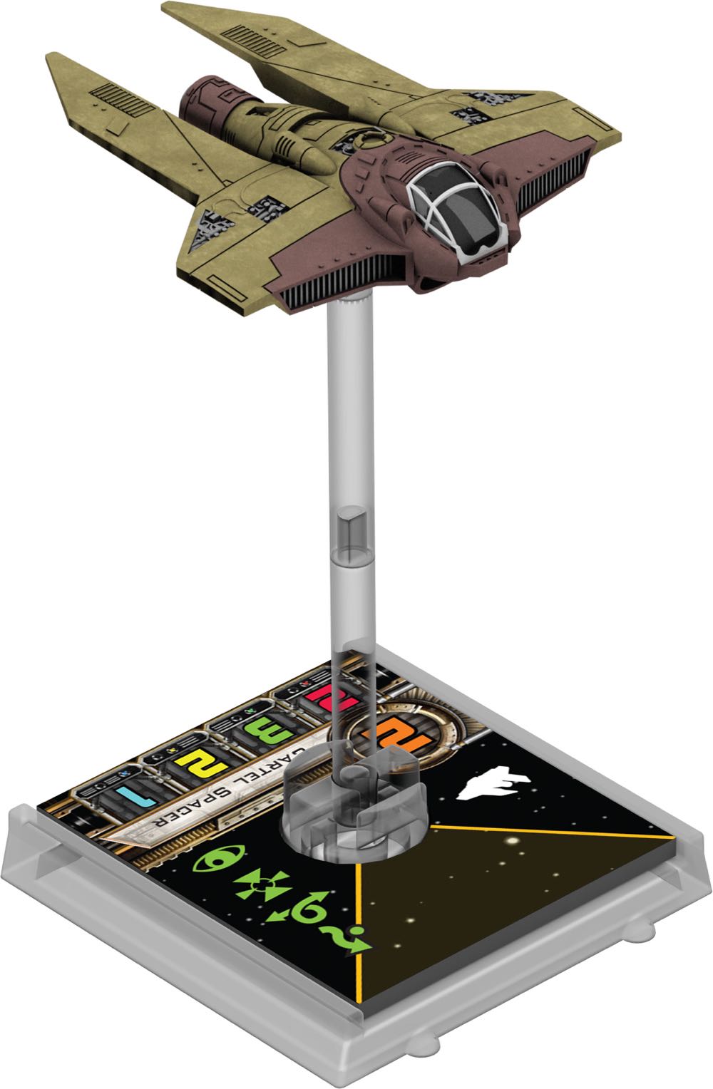 Star Wars X-Wing: M3-A Interceptor  (2) board game collectible [Barcode 9781616619398] - Main Image 2