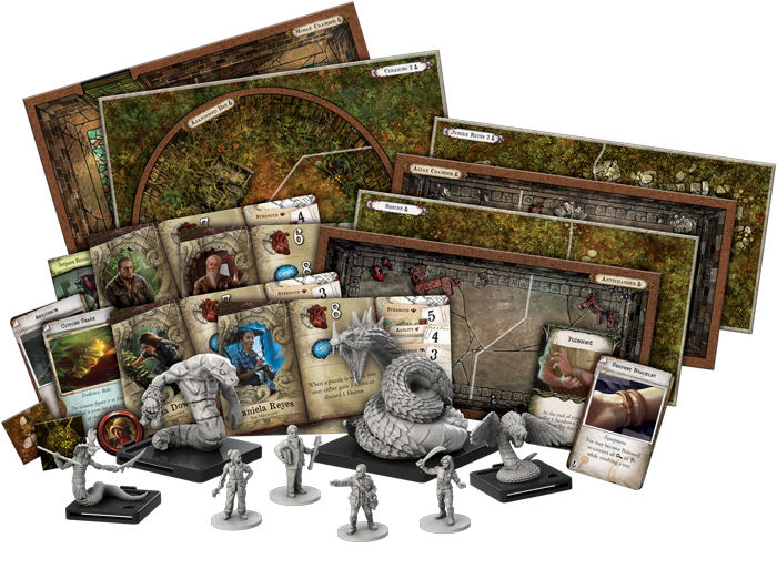 Mansions Of Madness Second Edition: Path Of The Serpent  (1-5) board game collectible [Barcode 841333110147] - Main Image 2