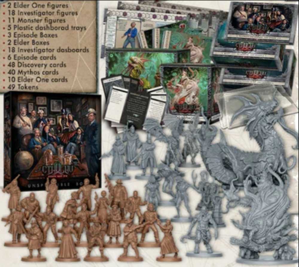 Cthulhu: Death May Die - Unspeakable Box  (1-5) board game collectible [Barcode 889696009678] - Main Image 3