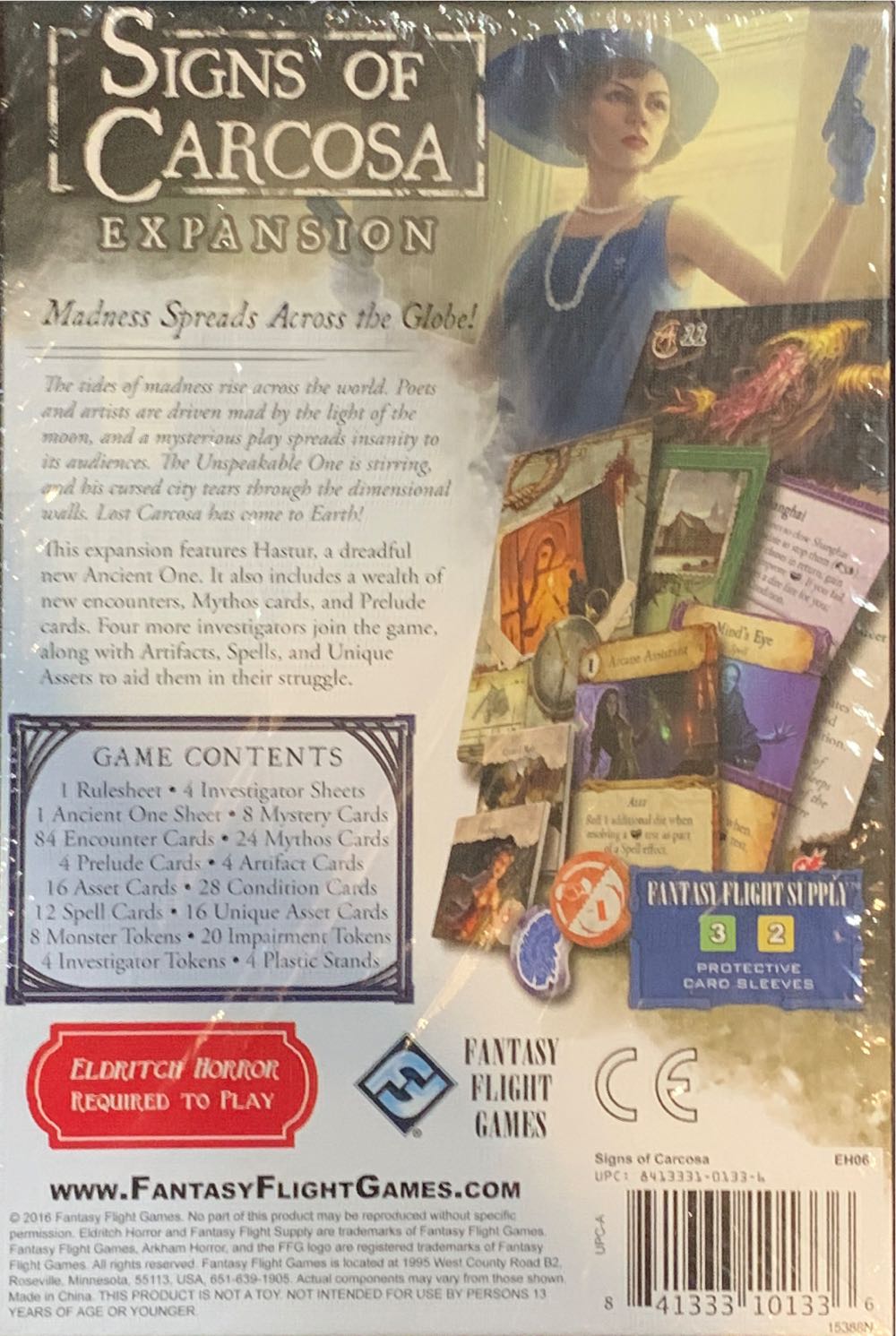 Eldritch Horror: Signs Of Carcosa Expansion  board game collectible [Barcode 841333101336] - Main Image 2