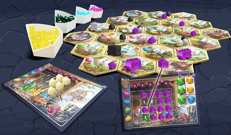 Century: Edition Golem - Eastern Mountains  (2-4) board game collectible [Barcode 826956400509] - Main Image 4