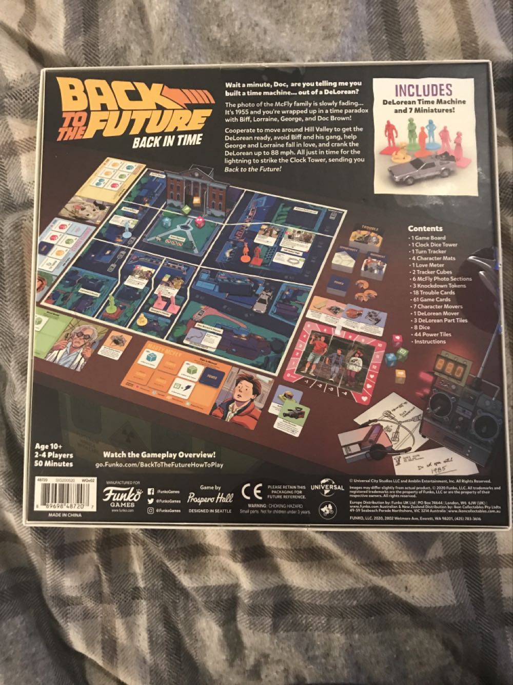 Back to the Future: Back in Time  (2-4) board game collectible [Barcode 889698487207] - Main Image 2