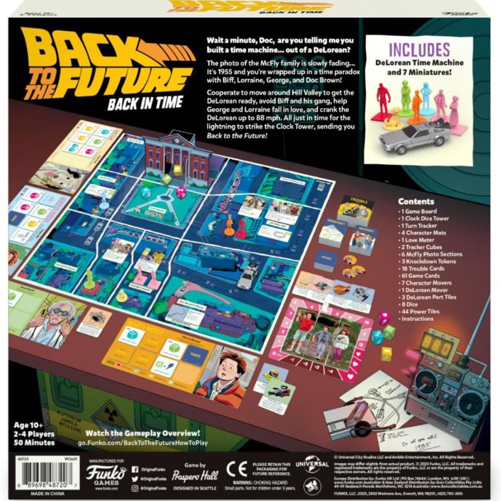 Back to the Future: Back in Time  (2-4) board game collectible [Barcode 889698487207] - Main Image 4
