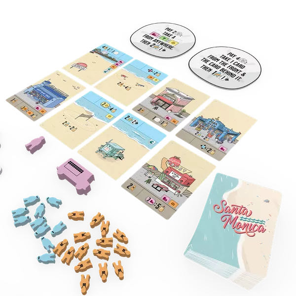 Santa Monica  (2-4) board game collectible [Barcode 729220070920] - Main Image 4