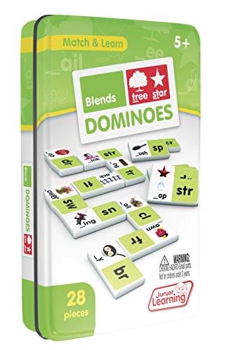 Junior Learning Blends Dominoes  board game collectible [Barcode 858136006850] - Main Image 1