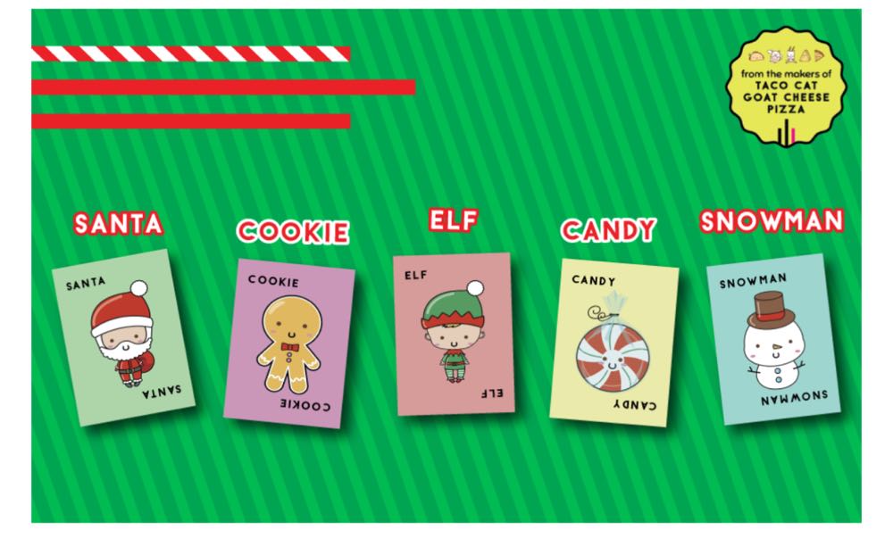 Santa Cookie Elf Candy Snowman  (8) board game collectible [Barcode 855836006098] - Main Image 3