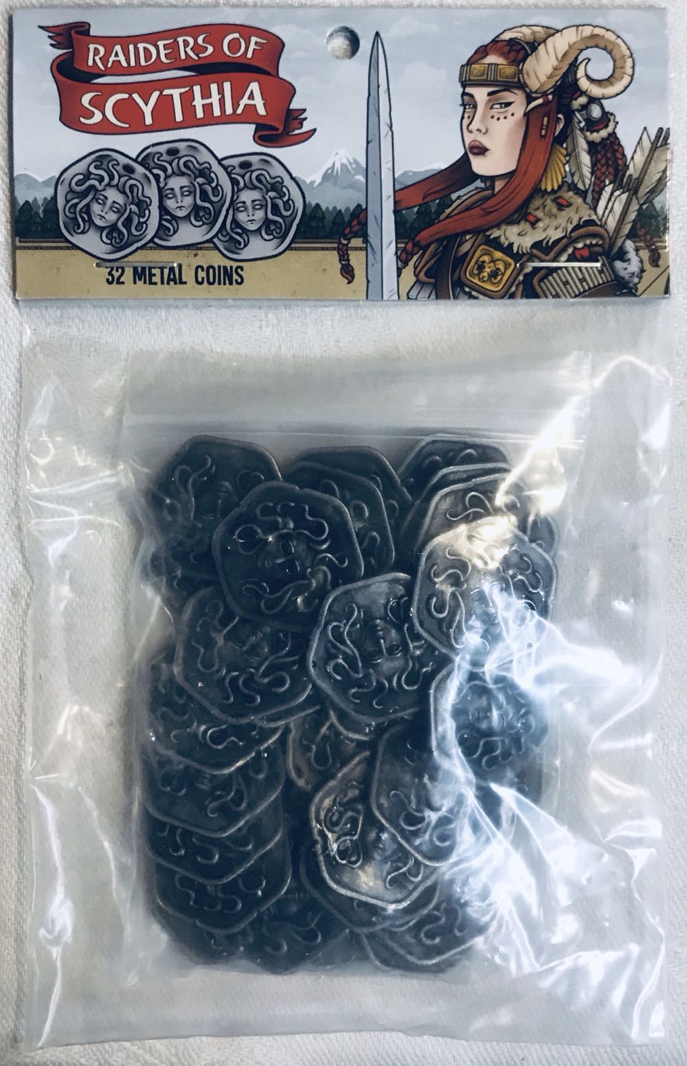 Raiders of Scythia: Metal Coins  (1-4) board game collectible [Barcode 810011721401] - Main Image 2