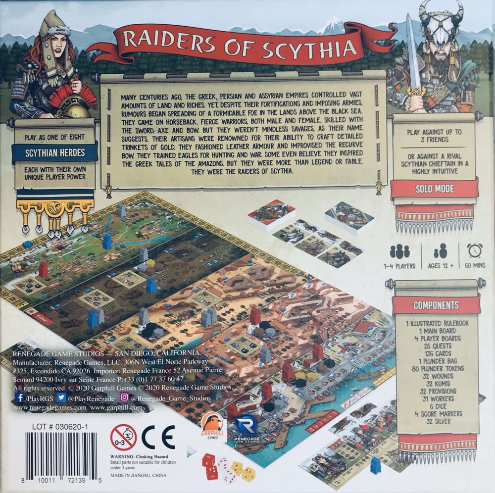 Raiders of Scythia  (3-4) board game collectible [Barcode 810011721395] - Main Image 2
