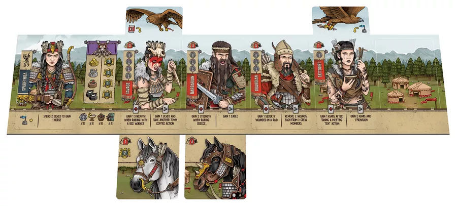 Raiders of Scythia  (3-4) board game collectible [Barcode 810011721395] - Main Image 4