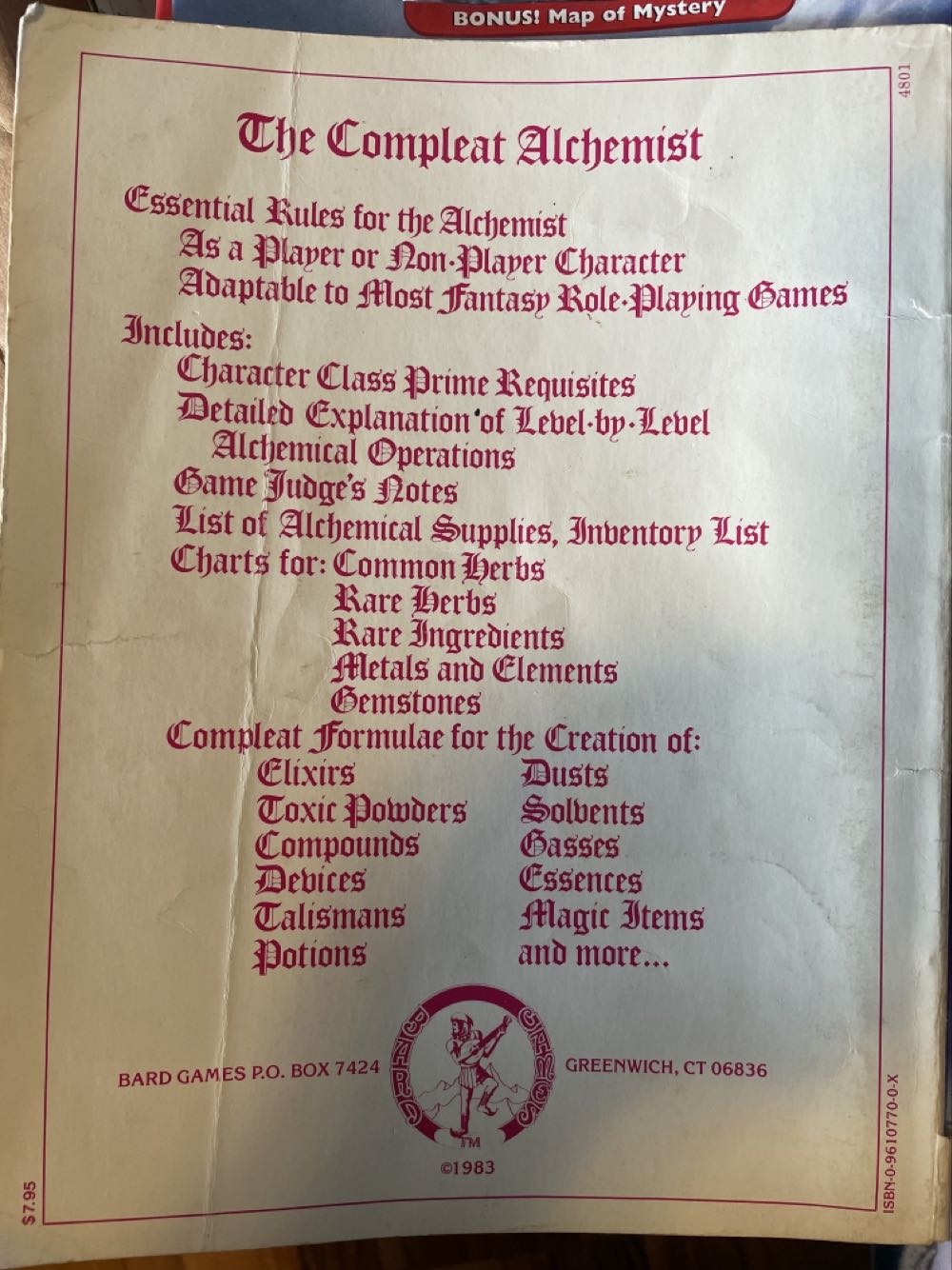 The Complete Alchemist  board game collectible - Main Image 2