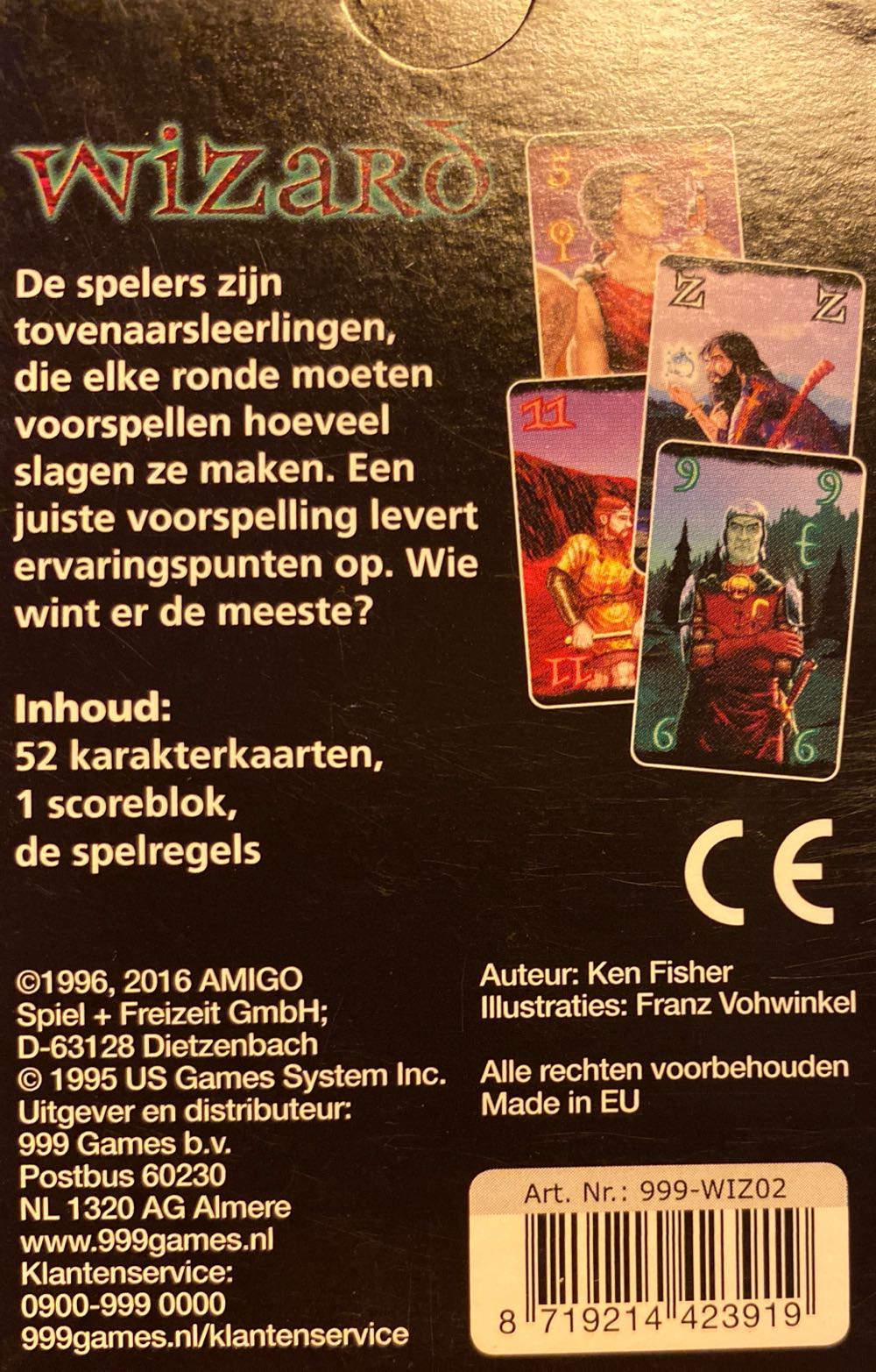 Wizard Promospel  (3-5) board game collectible [Barcode 8719214423919] - Main Image 2