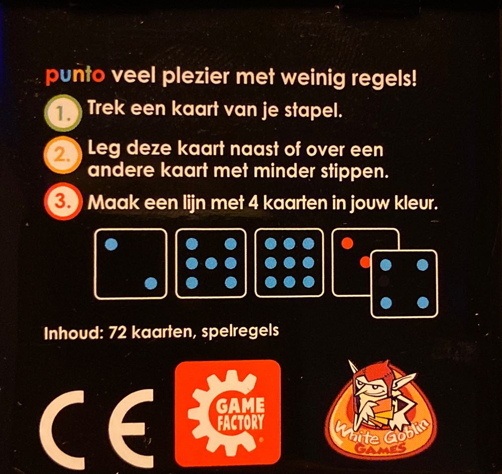 Punto Blik Editie  (2-4) board game collectible [Barcode 8718026303044] - Main Image 2