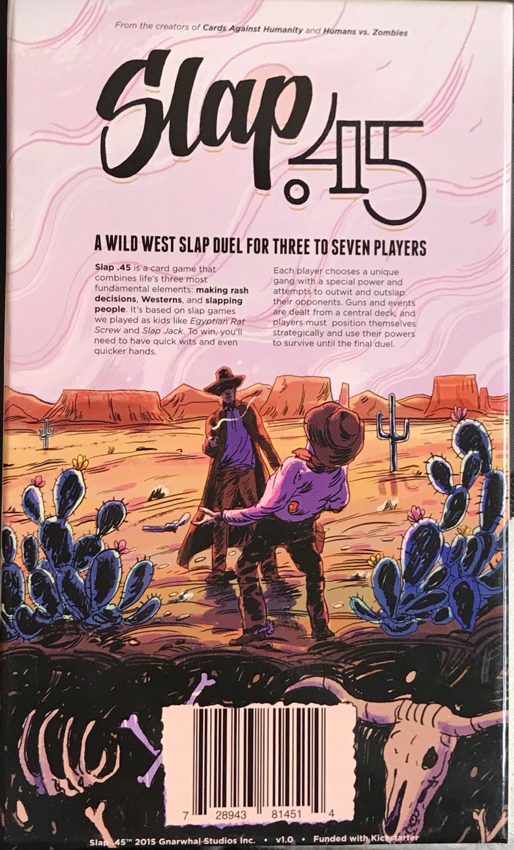 Slap .45 Mini  (3-7) board game collectible [Barcode 728943814514] - Main Image 2