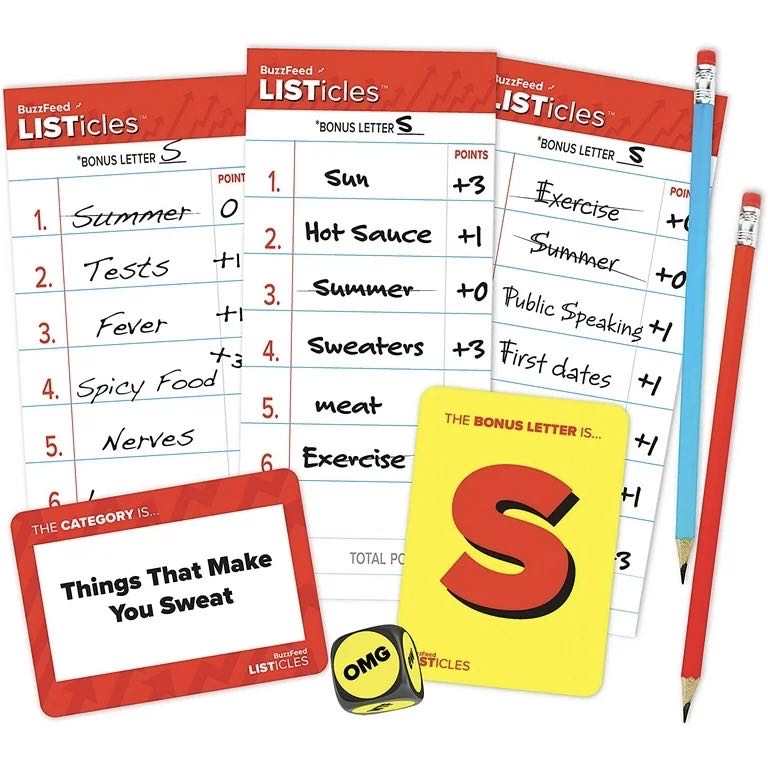 Listicles (2–8 players | 14+ | ? min.)  (2–8) board game collectible [Barcode 079346001798] - Main Image 3