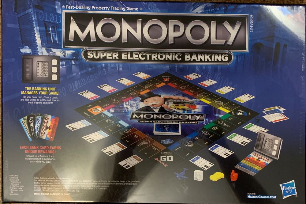 Monopoly: Electronic Banking  (2-4) board game collectible [Barcode 630509935598] - Main Image 2