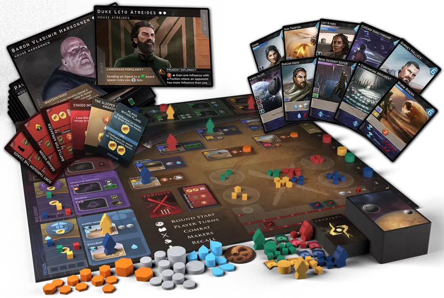 Dune: Imperium  (1-4) board game collectible [Barcode 810058800008] - Main Image 2
