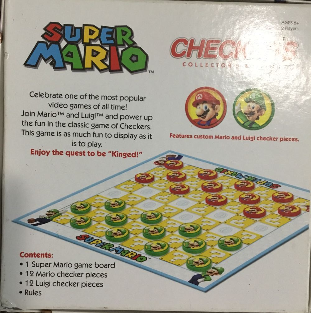 Super Mario Checkers Collector’s Edition  board game collectible [Barcode 700304044563] - Main Image 3