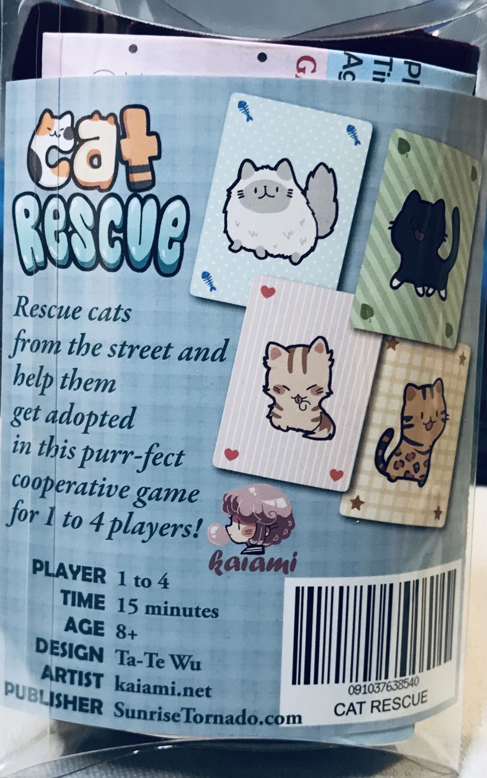 Cat Rescue  (1-4) board game collectible [Barcode 091037638540] - Main Image 2