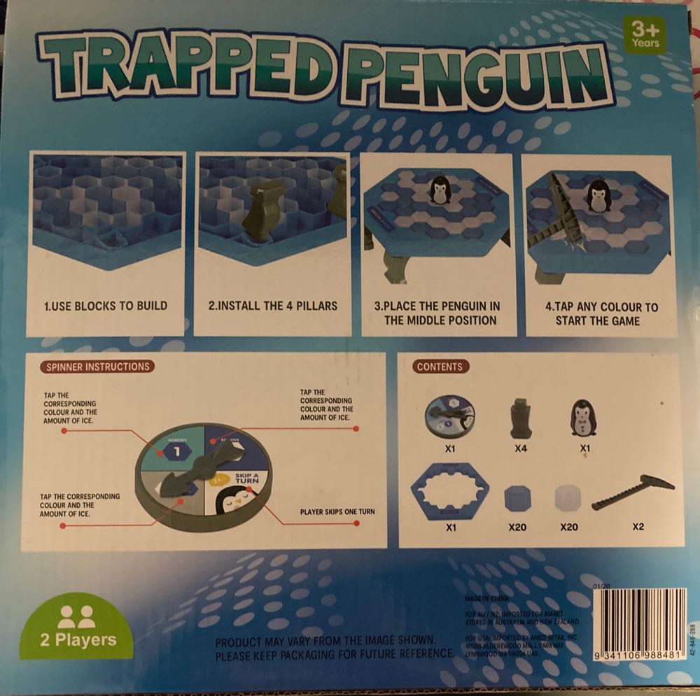Trapped Penguin  board game collectible [Barcode 9341106988481] - Main Image 2