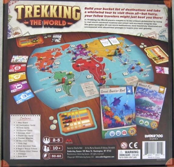 Trekking the World  (2-5) board game collectible [Barcode 860001884227] - Main Image 2