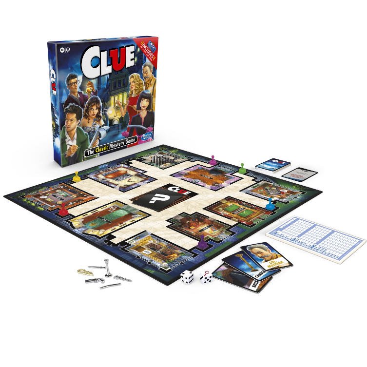 CLUE® (2020) with Activity Sheet (Walmart Exclusive)  (2-6) board game collectible [Barcode 630509976546] - Main Image 2