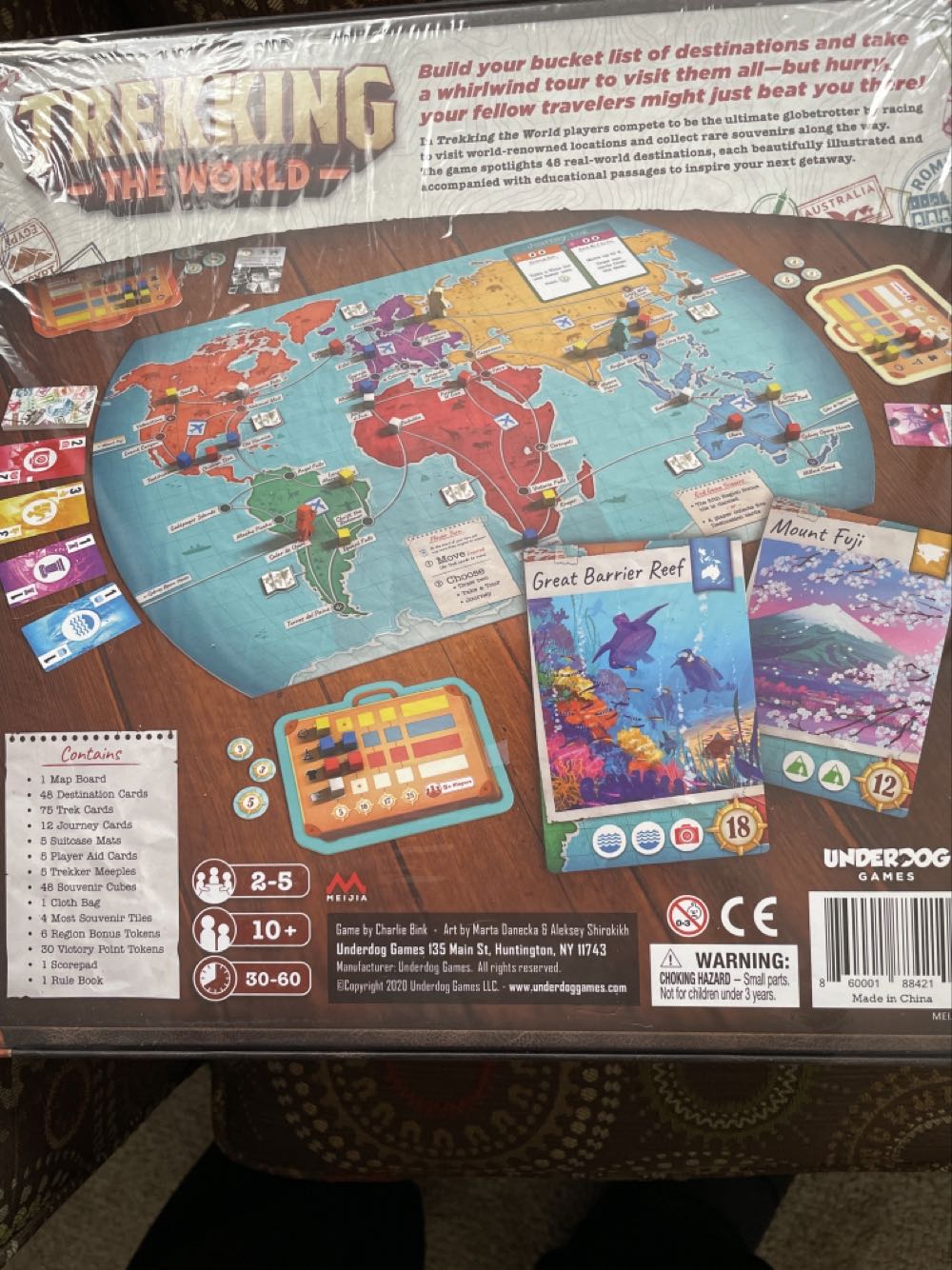 Trekking The World: The Globetrotting Board Game Your Friends And Family Will Instantly Love  (2-5) board game collectible [Barcode 860001884210] - Main Image 2