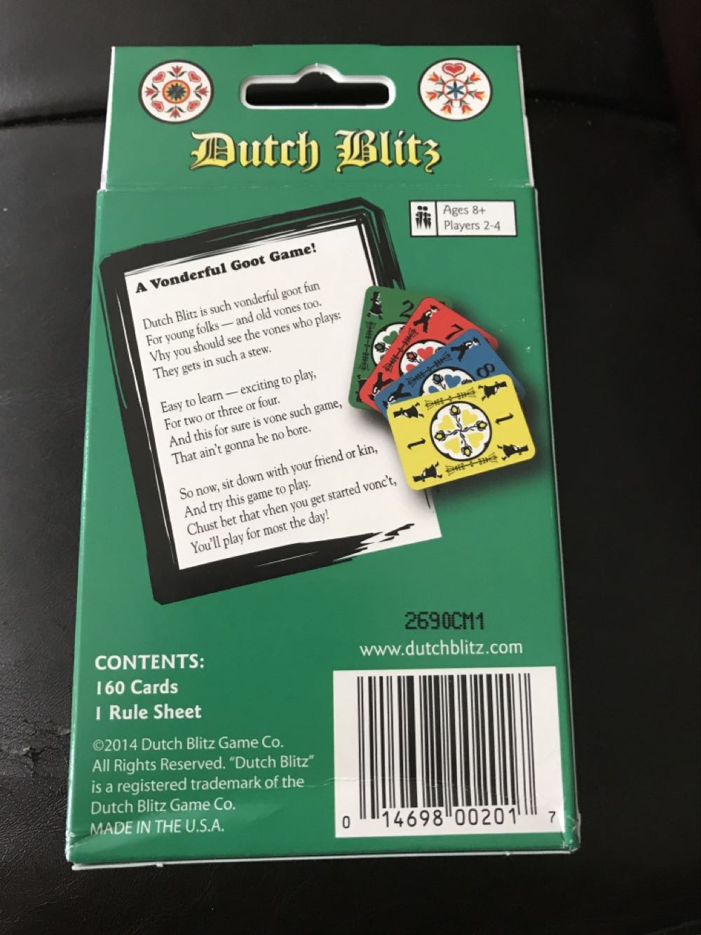 Dutch Blitz  (2-4) board game collectible [Barcode 014698002017] - Main Image 2