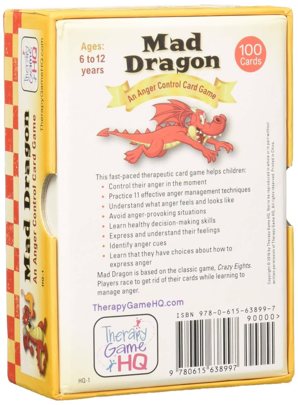 Mad Dragon: An Anger Control Card Game  (2+) board game collectible [Barcode 9780615638997] - Main Image 2