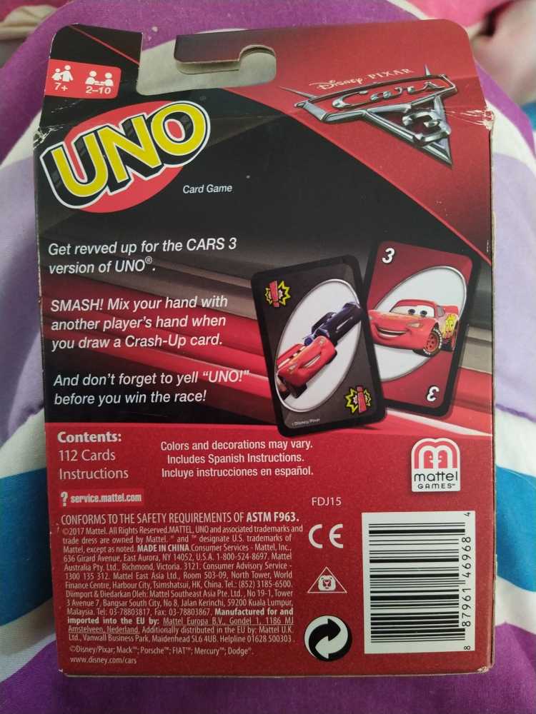 Cars 3  (2-10) board game collectible [Barcode 887961469684] - Main Image 2