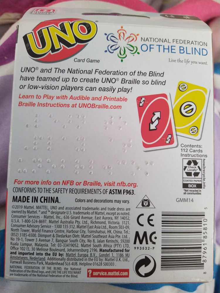 Braille  (2-10) board game collectible [Barcode 887961858105] - Main Image 2