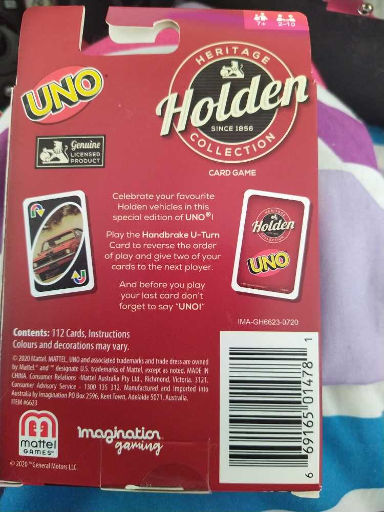 Holden Heritage Collection  (2-10) board game collectible [Barcode 669165014781] - Main Image 2