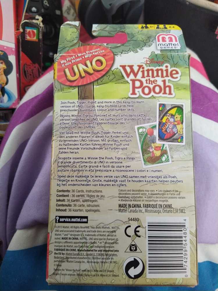 Winnie The Pooh My First  (2-4) board game collectible [Barcode 074299544804] - Main Image 2