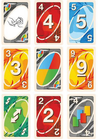 UNO-Nothin’ But Paper  (2-10) board game collectible [Barcode 887961915280] - Main Image 3