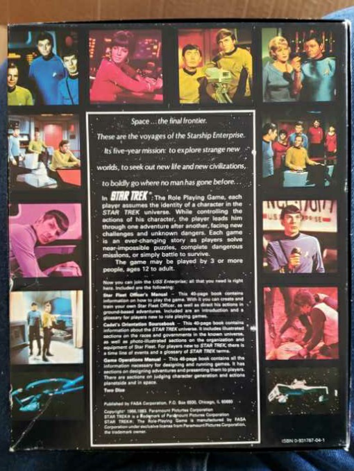 Star Trek: The Role Playing Game  (3 or more) board game collectible [Barcode 03407028] - Main Image 2