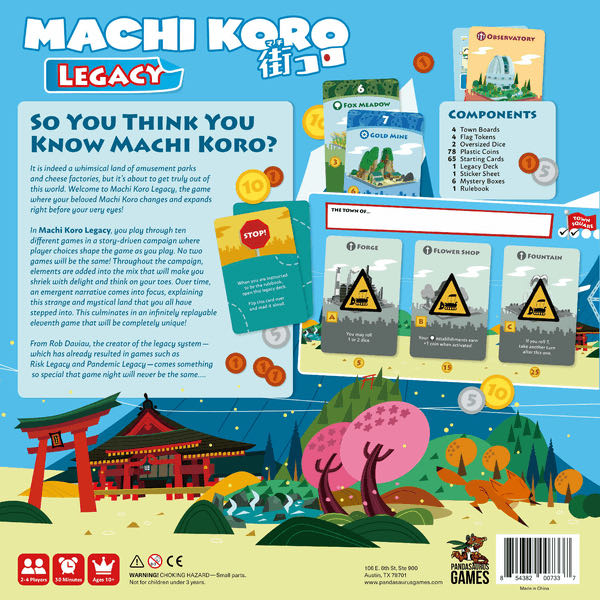 Machi Koro Legacy  (2-4) board game collectible [Barcode 854382007337] - Main Image 2
