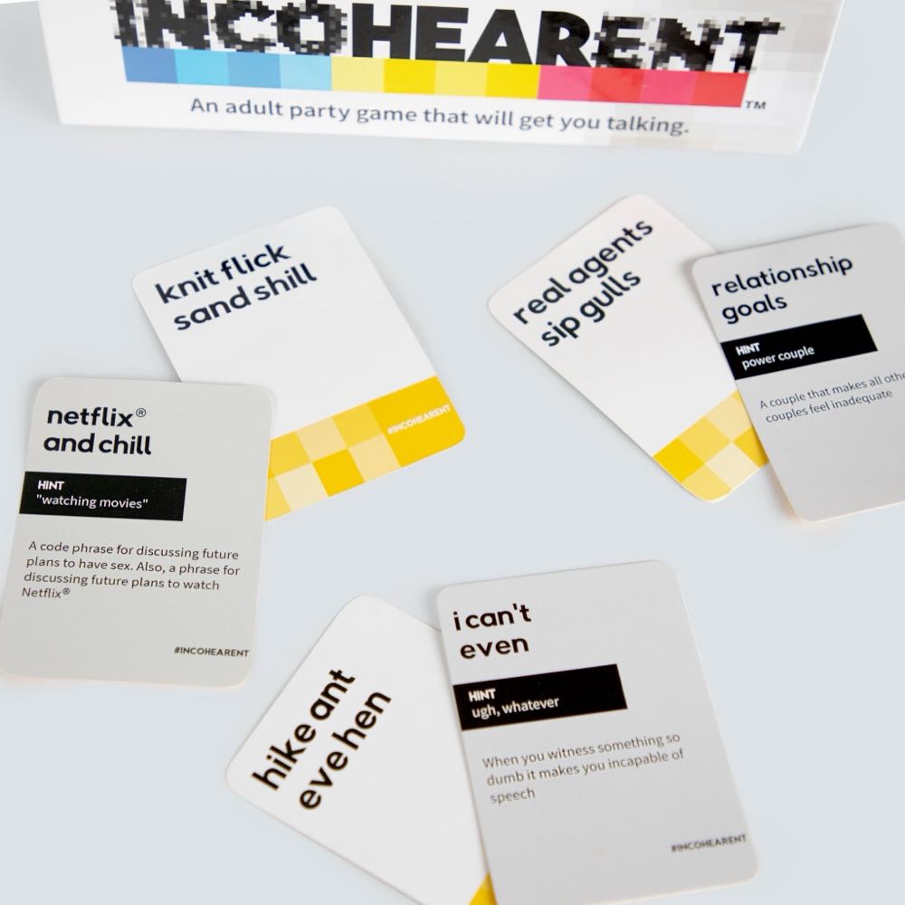 Incohearent Family Edition The Family Game Where You Compete To Guess The Gibberish By What Do You Meme? Family  (2+) board game collectible [Barcode 810816030968] - Main Image 3