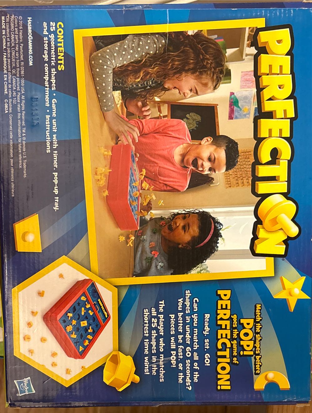 Perfection  (1+) board game collectible [Barcode 630509498796] - Main Image 2