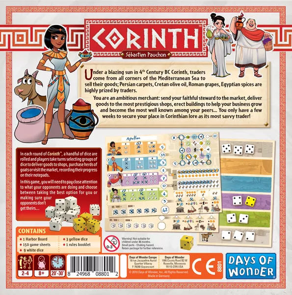 Corinth  (2-4) board game collectible [Barcode 824968088012] - Main Image 4
