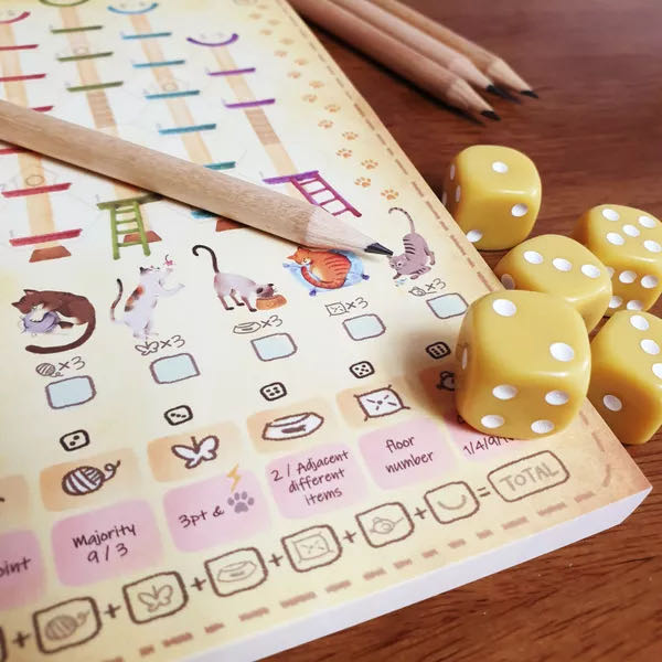 Cat Café  (2-4) board game collectible - Main Image 3