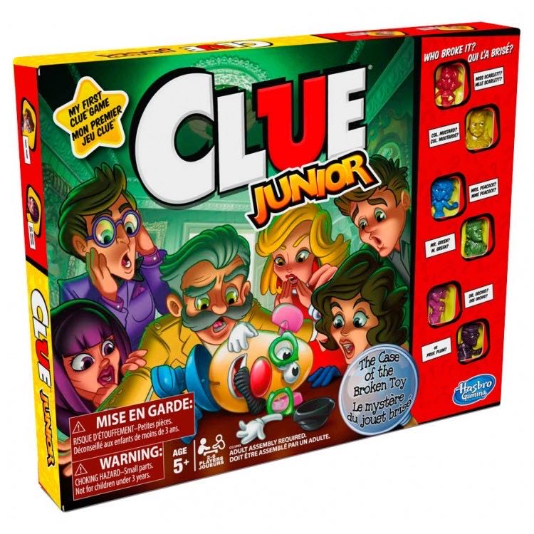 CLUE® JUNIOR “The Case of the Broken Toy”  (2-6) board game collectible [Barcode 630509880522] - Main Image 3